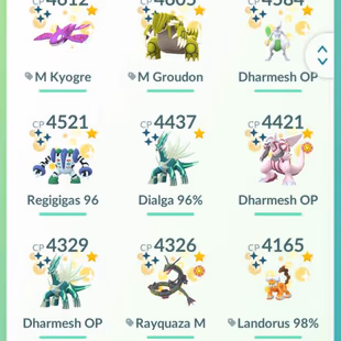 🔥LAS VEGAS BG KYOGRE GROUDON💎 1842 SHINY [] APEX LUGUA | APEX Ho-Oh [] 92 SHINY LEG [] 150 SHINY COSTUME [] LVL 70 - Image 5