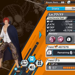 [3932] [IOS+ANDROID] 5 EX - Light Luffy + Akainu + Zoro + Shanks + Sabo , BFs Dorry Full B52.52 , Support 160 - Image 8