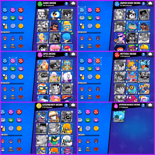 [DG-7] 13K-TROPHIES 44-BRAWLERS 4-HYPERCHARGE 1-MAXPOWER 50-SKINS 34-GEMS CHEAP INSTANT DELIVERY GUARANTEED  - Image 5