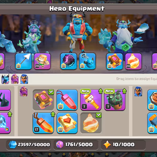 🔥[ TH-18 NEAR MAX ]🔥 FULL DRAGON SET WITH SCENERY || 5 HEROS MAX - WALLS MAX || RS-EB [MAX] | GG [23] | SB-AF-FB [20] - Image 5