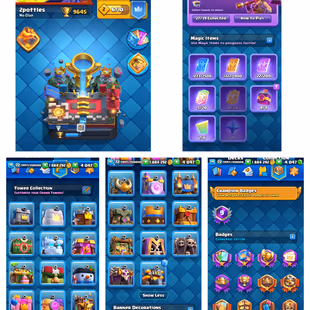 MOST RARE || 9 YAER BADGE || 26 Tower SKIN || KT -15 || 59 CARD LEVEL15 || 110 CARD LEVEL 14 || 151 EMOTE || 27 EVO CAR - Image 3