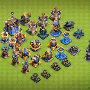 265 | SUPER CHEAP | TH18 MAX MAIN DEFENCE | [ HERO-88-94-60-70-54 ] | MAGIC ITEMS | 213 XP | NC YES | FULL ACCESS - Image 2