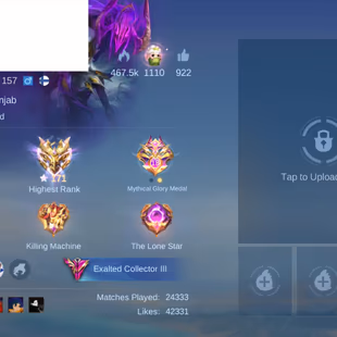 [IOS/ANDROID] CEL LVL 157 | 131 HEROES | 378 SKINS | EXALTED 3 | IMMORTAL 171 BEST | ALUCARD LEGEND - ALDOUS COLLECTOR - - Image 6