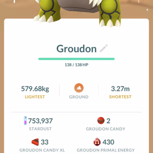 🔥0P Level 43 💎High CP with 38 Legendary Shiny Primal Groudon Fused Kyurem Shadow and Hundo Pokemon - Image 5