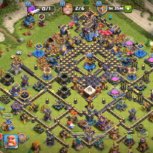 TH 18 ALMOST MAX-XP 240-HERO 91-105-80-55-EPIC RS[MAX] SB 26 FB 26 GG 20 EB 23-NC YES-2017 TO 25 XMAS TRE-DEFENS HIGH - Image 2