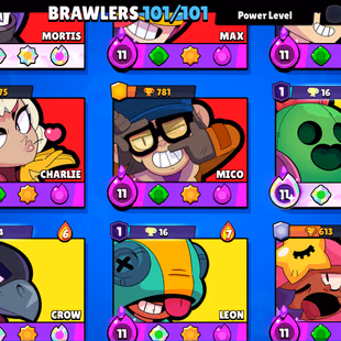 106/106 RARE SKINS/FREE NC | 66K TROPHY-260X SKINS | 101/101 BRAWLER | 45X MAX | 32X HYPER | 3v3 WINS | 112-GEM | BEST - Image 8