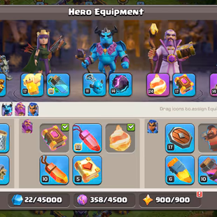 ❗[ PREMIUM TH-15 ]❗HEROS: 75-90-58-65-33 || FIREBALL [MAX] || R.SPEAR - E.BOOT [14] || STRONG DEF - TROOPS - BEST DEAL - Image 6