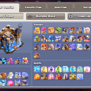 TH18 MAX 45X SKINS 11X SCENERY! COSMIC SCENERY! NC-500 HERO! 105-105-95-80-55-25! EQUIPMENT 30X MAX! BUILDER HUT MAX ALL - Image 5