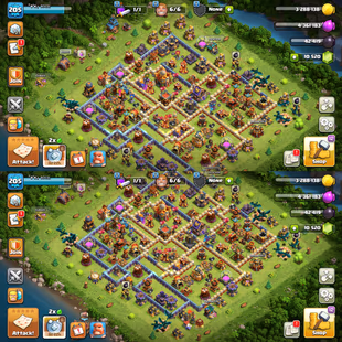 🔥10500 GEMS-2100 MEDALS🔥TH-16 NEAR MAX! XP-205! 3X EPIC EQUIPMENTS MAX! HEROES:-95-95-63-68-39-7! NICE PETS! BEST DEAL - Image 2