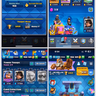 LEV-36 ACCT 💥 9-MAX CARDS 💥 6459 -TROPHIES | KT-12 | ARENA-17 | FREE RENAME | CHEAP | INSTANT DELIVERY GUARANTEED - Image 2