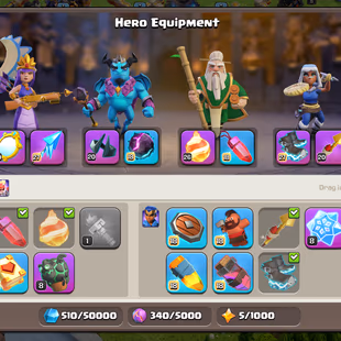 🌲[ PREMIUM TH-17 ]🌲GG-FA-EB [MAX] || SB-FB [26] || MM-DC-RS [20] || HEROS: 100-100-71-76-51 || LVL 17 WALLS |BEST DEAL - Image 6