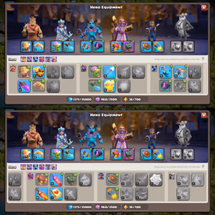 13170 GEMS || TH-13 NEAR MAX! EPIC LAVA PUPPET! HEROES:-47-65-47-44-25! NICE TROOPS! FAST DELIVERY - Image 4