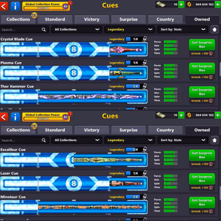Level 63 - Coin 864M - Cash 10 - Rank Veteran - Trophy 2152 - Legendary Cubes 3 - Lucky Shot 6x - Code1151 - Image 3