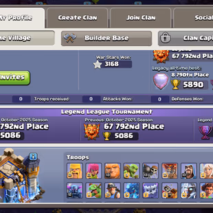 COSMIC SET 🎄 TH18 MAX BASE 🎄 LEGEND RANK | 30/32X MAX EQUIPMENT | HERO-105-105-95-80-55 | 255-XP | BH MAX | 3.2K-WS - Image 3