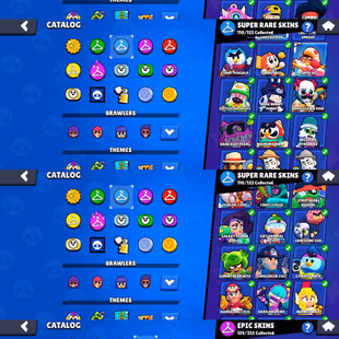 🔥93K TROPHY|1X PRESTIGE|🌟72 MAXED|66 HYPERCHARGE|390 TOTAL SKINS|16 LEGENDARY OLD BRAWL PASSES SKINS|100 RARE SKINS| - Image 6