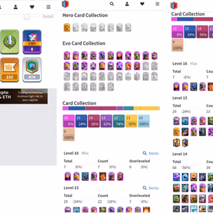 KT15 LVL 68 | 20 EVO | 7 MAX CARD | LVL 15 29 CARD | LVL 14 68 CARD | 109 EMOTE | 113 T.SKINS | 11085 TROPHIES - Image 3