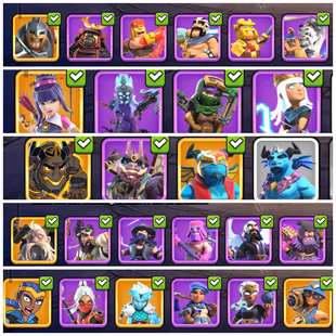 [24xSCENERIES]🔥PREMIUM TH18💎25 HEROS SKINS | EPIC EQUIPMENTS | NC AT 1500 GEMS |LEGENDARY SCENERIES WITH HEROS SKINS | - Image 4