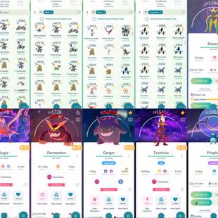 [G314] LEVEL 78 STACKED ACCOUNT I SHINY GIGTAMAX CHARIZARD BLASTOISE VENASAUR TOXTRICITY ALL LUCKY I 981 SHINY I INSTANT - Image 3