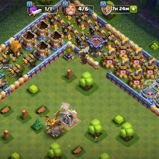 🔥RARE HEROnDEFENCE MAX🔥TH18-242!!2 DRAGON STATUE!!HERO[105-105-80-55]-WAR ARENA!!EPIC MAX[SB-S.BR-MM-AF-FB-RS-EB-MAX] - Image 4