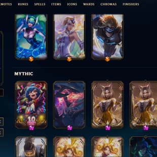 SEVER [ LAN ] -399 LVL  - UNRANK - 399 SKINS - FULL CHAMP [ 15600 BE -102  RP ] - FULL ACCESS  - Image 1