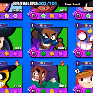 OFFER | 67 TOTAL PRESTIGE | 91K TROPHY-350X SKINS | 101/101 BRAWLER | 85X MAX | 66X HYPER | 16.5K 3v3 WINS | GOOD ONE - Image 5