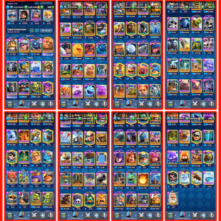 💎 RAREST GOBLIN KISSING TROPHY CHAMPION KING EMPEROR KING 74 XP 73 ELITE CARDS 27 EVOLUTIONS 10500 TROPHIES GIANT HERO - Image 7