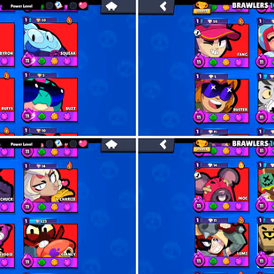 108K Trophies LVL149 | 101/101 Brawlers | 93 Max Brawlers - 90 Hypercharges | 420 Skins |1291 Pins |536 Icons |241 Spray - Image 6