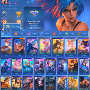HERO 125 SKIN 187 | EMBLEM ALL MAX| VALE GARA| KOF KARINA| LING MWORD | EPIC YSS | HERO GOOD | INSTANT DELIVERY  - Image 2
