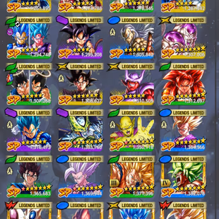 D899-IOS+Android-Meta-8 UL(SS Goku+Frieza+Gohan+Gogeta)+57 Legends+Vip Equipment+Good Zenkai+ Good Team PVP+Vegito Green - Image 5