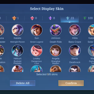 MLBB | apryyn | LV 40 | AOT MARTIS + M5 BASIC YU ZHONG | 8 EPIC SKINS | 104 HEROES | 138 SKINS | MAX EMBLEM - Image 7