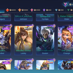 HERO 126 SKIN 213 | EMBLEM ALL MAX| EPIC IRITEL| EPIC KHUFRA| PENGASUS SEIYA BADANG| VALE GAARA| INSTAN DELIVERY  - Image 5