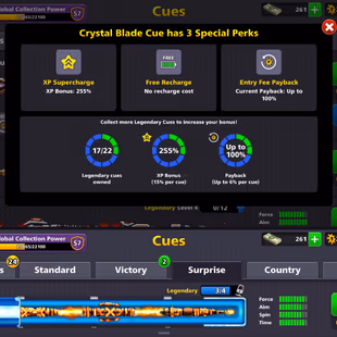 27.4B COINS ACCOUNT | Level 341 | 17 Legendary Cues | Rare Yome Avatar | Final Warning | Miniclip PW Change Unlimited - Image 5