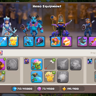 TH 15 QUEEN MAX || HEROES 76-90-40-62-40 || WAR STARS 1560 || [ S.BALL-17 | F.BALL- 17 | E.BOOTS-17 | R.SPEAR-14 ] - Image 5