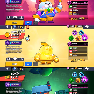 ✨ 96.912 TROPHY 💖 | 101/101 BRAWLERS | 101 MAXED BRAWLERS | 480 SKINS | XP 258 | FULL MAIL ACCESS | HYPERCHARGED 100 - Image 5