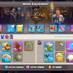 🌟BEST OFFER | TH-18 FULL MAXED DEFENCE 🌟 HERO 100-105-84-75-50 | EPIC GG[MAX] FB[MAX] RS[MAX] FA[MAX] EB-26 | MAX APRT - Image 6