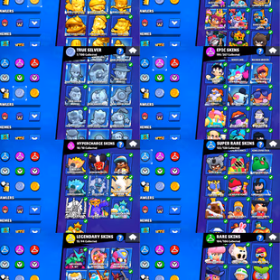 RAREST 99k TROPHIES 🌟 LUXURY SKINS | STAR SHELLY 🌟99 MAX POWER BRAWLER | 99 BRAWLER UNLOCK | 97 HYPERCHARGE | 483 SKIN - Image 6
