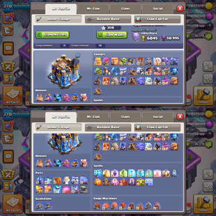 🔥36K GEM-2470 MEDALS🔥RARE TH-18 NEAR MAX! XP-270! 51K LEGEND TROPHY! 6X EPIC MAX! HEROES:-102-102-91-77-50! BEST DEAL - Image 3