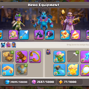 PREMIUM TH-18 NEAR MAX | 5X HEROES MAX | ALL 3 APPRENTICE MAXED | SPAM OBST | 7x EPIC MAX REST HIGH | NC 500 | WAR ARENA - Image 5