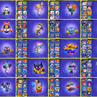 🔥47500 Trophy Full Max Acc🔥AntiVirus 8-Bit Skin Thief Edgar [] 86 Max Brawler [] 40 Hyper Charged || 210 Skins [] - Image 6