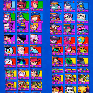  53000 TROPHIES | 45 HYPER N MAX | 2 PRO PASS PURCHASED | ACTIVE PLUS PASS | 101 BRAWLERS | 345 SKINS | INSTANT DELIVERY - Image 5