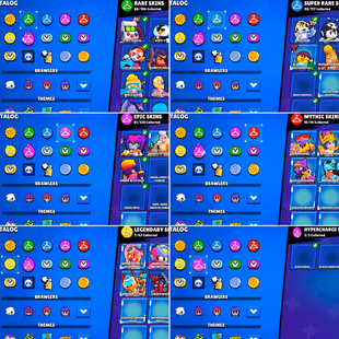 🔥TOP 43 MAX BRAWLER🔥 42K TROPHY | 34 HYPERCHARGE | 269 BEST SKINS | 88 RARE SKINS | CHECK PHOTOS | INSTANT DELIVERY | - Image 5