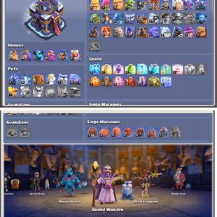 TH16 LVL181 | Heroes : BK59 AQ68 MP51 GW43 RC32 DD2 | 3.8K Gems | Decent Base | Best Price - Image 3