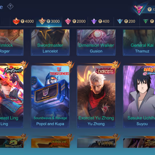 ML-400 Skins 381 [ 2 Legend ] Ex Immortal 161 / Dawning Lancelot / FannyAspirants / Neobeast and Lord Shen Ling - Image 5