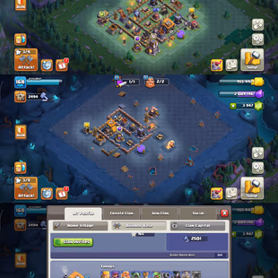 PREMIUM TH-14! XP-168! DEEP BLUE WALLS! HEROES:-63-69-52-50-26! ALL PETS! FAST DELIVERY - Image 6