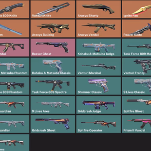 EU - LVL 78 - Unranked - 7 Knives - 44 Skins(37,975 VP)  Ignite Fan, Araxys Bio Harvester, Waveform, Equilibrium, Arax - Image 4
