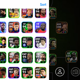 3277+ Team I Samuel Eto 106 I Rummenggie 105 I Messi 108 I Bale 107 I Platini 105 I Kaka 105 I Bellingham 107 I Cruyff 1 - Image 7