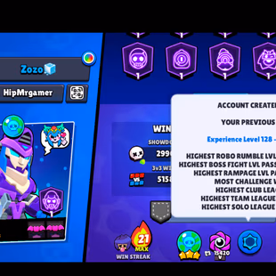 276 SKINS | 54.700 TROPHIES | 101 BRAWLERS | 23 HYPERCHARGE | 36 MAX | 24 PRESTIGE | 2 BUFFIES - Image 7