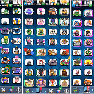 KT15 | LEVEL 66 | 11K TROPHIES | 71 CARDS LVL 14 | 31 CARDS LVL 15 | 14 EVOLUTION | 177 EMOTES | 9 YEAR BADGE - Image 6