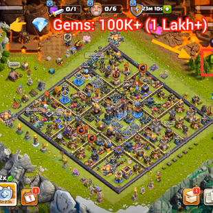 🎯100K GEMS 💎 TH18 MAXED [LIMITED OFFER] LEGENDARY | ULTRA STACKED | HIGH HEROES |EPIC EQUIPMENT INSTANT DELIVERY  - Image 3