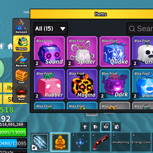 Lvl 2392 Blox Fruits Acc | PERM KITSUNE & BUDDHA | Cyborg V4 | Dark Blade, Fox Lamp, Shark Anchor | Electric Claw - Image 6